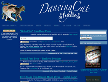 Tablet Screenshot of dancingcatstudios.com